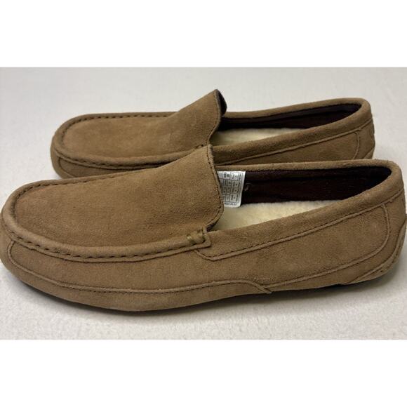 NWT Men’s UGG Chestnut Tan Alder Suede Slip On Moccasin Size 10 (No Box) main image 8